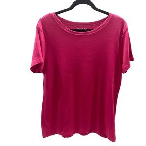 Eddie Bauer pink T-shirt